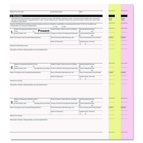 Digital Carbonless Paper, 3-Part, 8.5 X 11, White/canary/pink, 835/carton