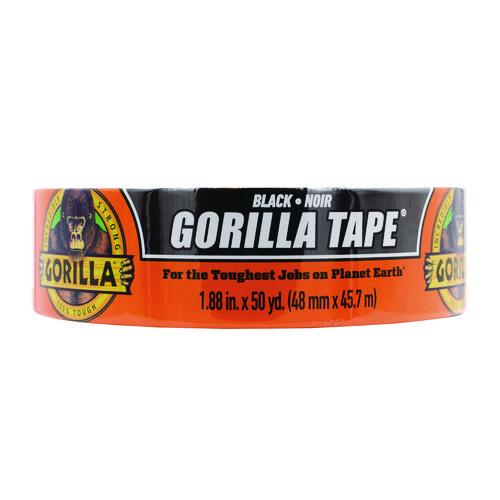 Gorilla Tape, 3" Core, 1.88" x 50 yds, Black