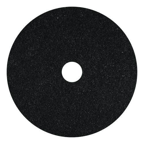 Stripping Pads, 12" Diameter, Black, 5/Carton