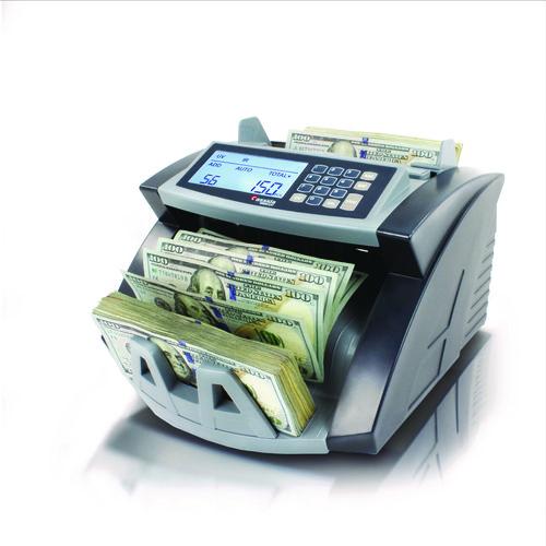 5520UV/MG Cash Counter, 1,300 Bills/min, 9.7 x 11.5 x 7.5, Gray