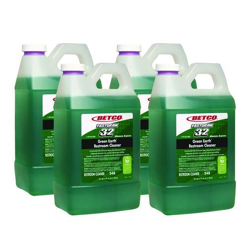 Fastdraw 32 Green Earth Restroom Cleaner, Citrus Floral, 2 L Bottle, 4/carton