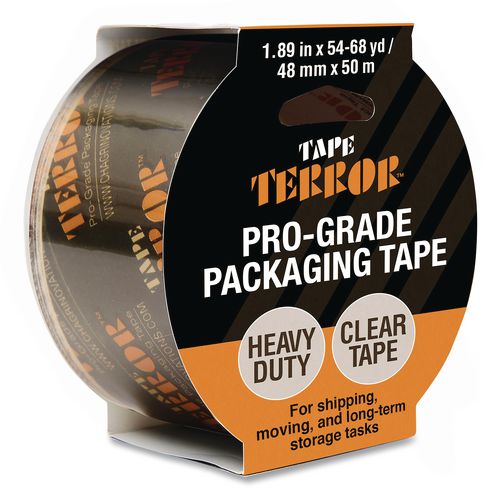 Pro-Grade Packaging Tape, 3" Core, 1.88" x 54.6 yds, Clear