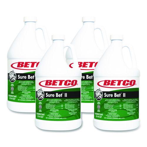 Sure Bet II Foaming Disinfectant, Citrus Scent, 1 gal Bottle, 4/Carton