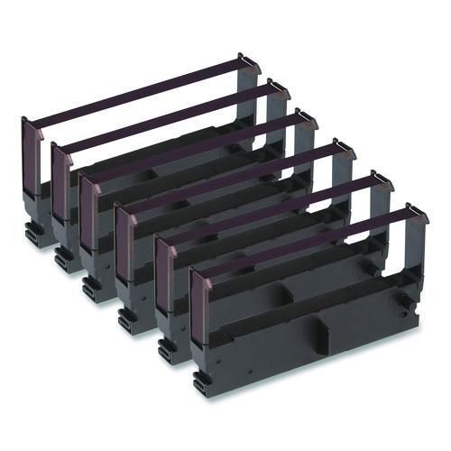 540141 Dot-Matrix Printer Ribbon, Purple, 6/box