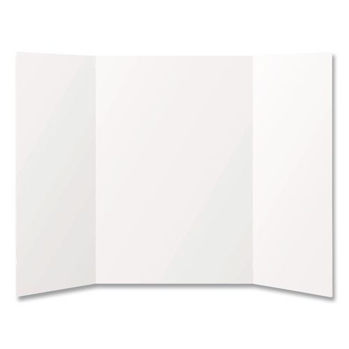 Trifold Display Boards, 28 x 40, White