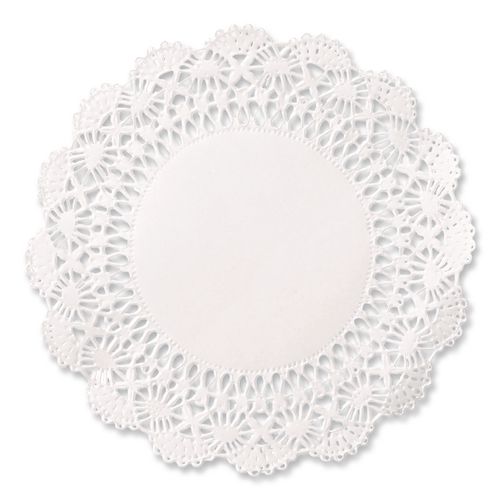 Cambridge Lace Doilies, Round, 12", White, 1,000/carton