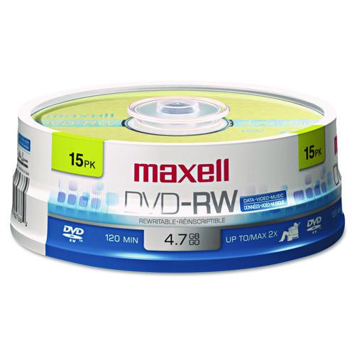 Dvd-Rw Rewritable Disc, 4.7 Gb, 2x, Spindle, Gold, 15/pack