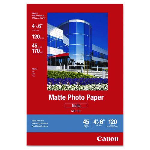 Matte Photo Paper, 4 X 6, Matte White, 120/pack