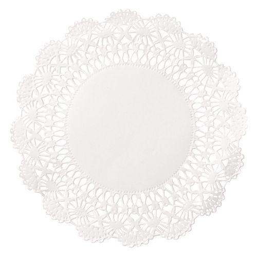 Cambridge Lace Doilies, Round, 10", White, 1,000/carton