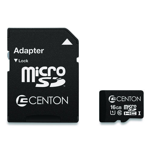 Microsdhc Memory Card With Sd Adapter, Uhs-I U1 Class 10, 16 Gb