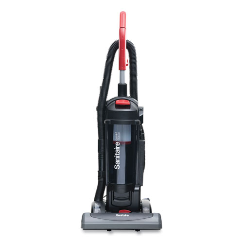FORCE QuietClean Upright Vacuum SC5845D, 15" Cleaning Path, Black