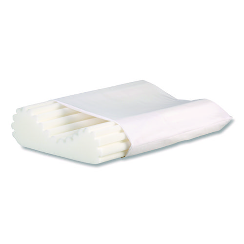 Econo-Wave Pillow, Standard, 22 X 5 X 15, White