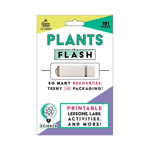 In a Flash USB, Plants, Grades K to 3 (Ages 5 to 8), 191 Pages