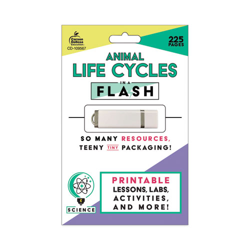 In a Flash USB, Animal Lifestyles, Grades K to 3 (Ages 5 to 8), 225 Pages