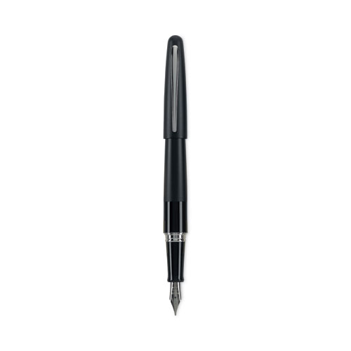 MR Metropolitan Collection Fountain Pen, Medium 1 mm, Black Ink, Black Barrel