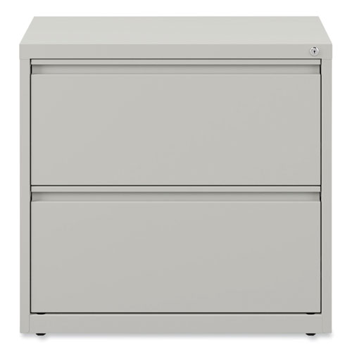 Lateral File, 2 Legal/Letter-Size File Drawers, Light Gray, 30" x 18.63" x 28"