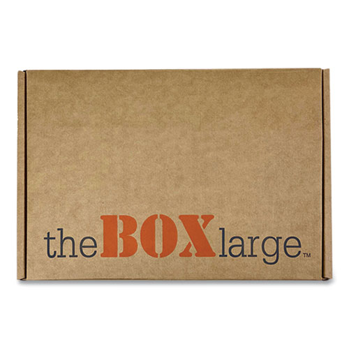Laptop Shipping Box, One-Piece Foldover (OPF), Large, 17.25" x 11.68" x 3.75", Brown Kraft