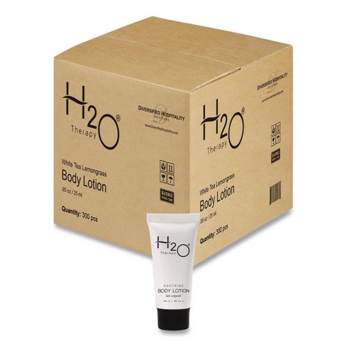H2O Therapy Single Use Body Lotion, 0.85 oz Tube, 300/Carton