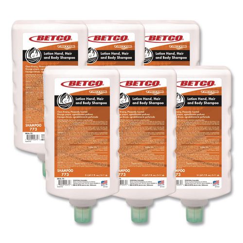 Lotion Hand, Hair and Body Shampoo, Mandarin Grapefruit Scent, 2 L Bottle, 6/Carton