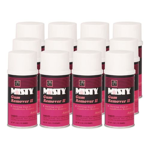 Gum Remover II, Unscented, 6 oz Aerosol Spray, 12/Carton