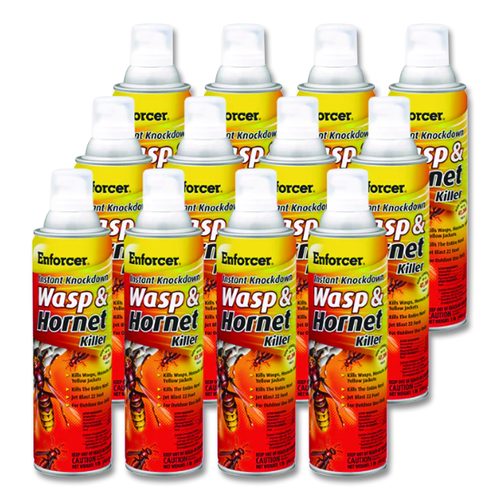 Wasp and Hornet Spray, 16 oz Aerosol Spray, 12/Carton