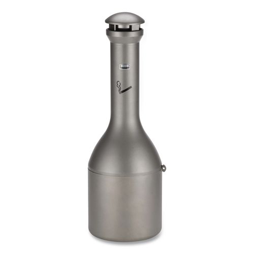 Infinity Traditional Smoking Receptacle, 4.1 gal, 13 dia x 39h, Antique Pewter